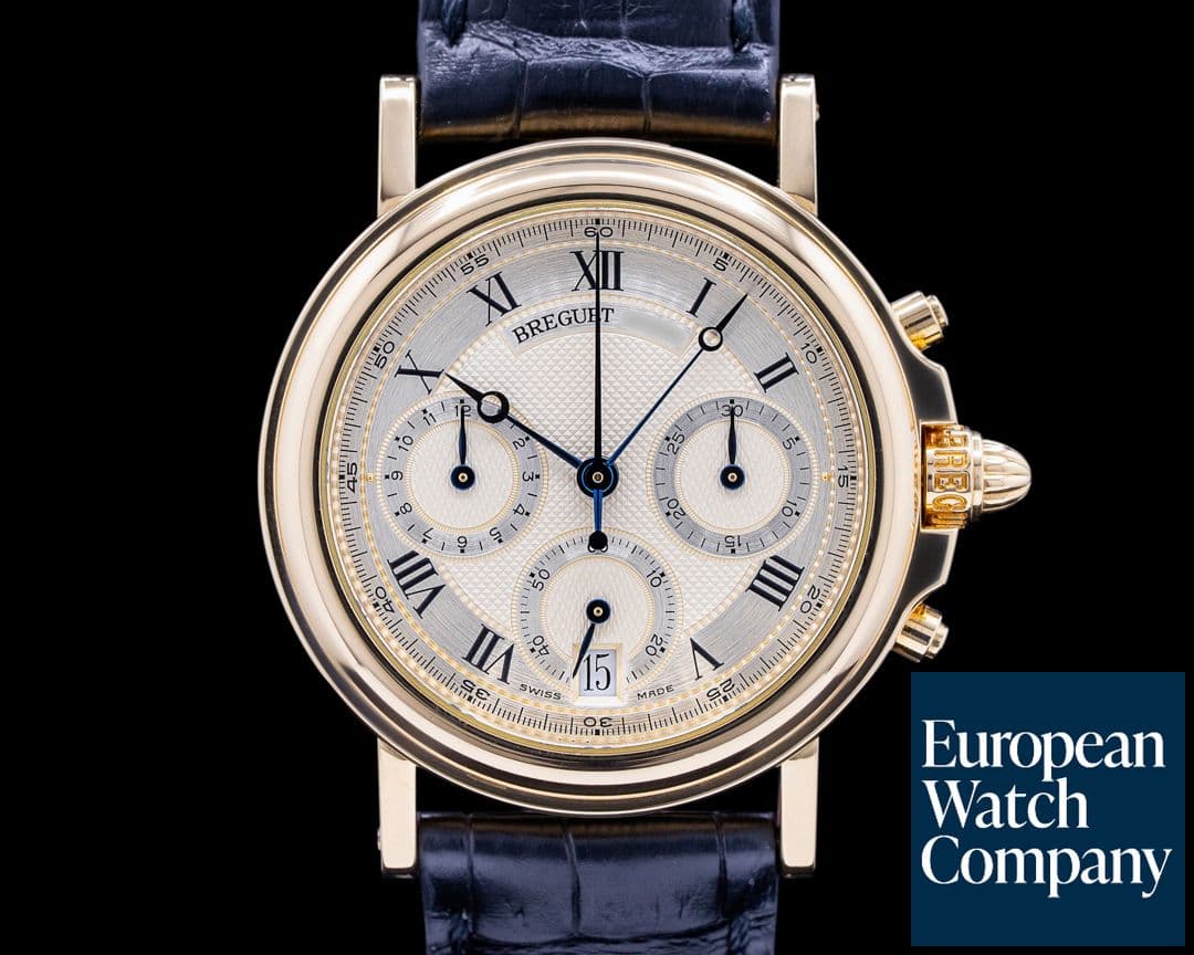 Image of Breguet Marine Chronograph Midsize 18K Yellow Gold