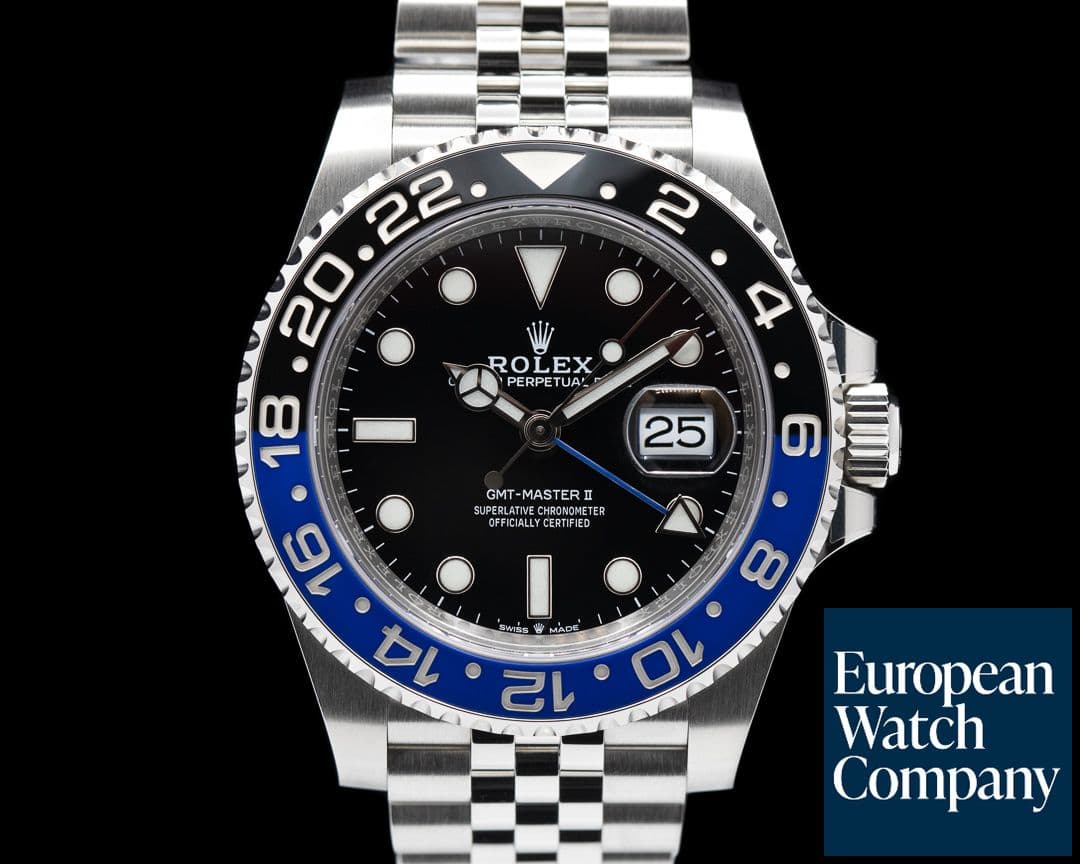 Image of Rolex GMT Master II 126710 Ceramic "Batman" SS Jubilee 2022