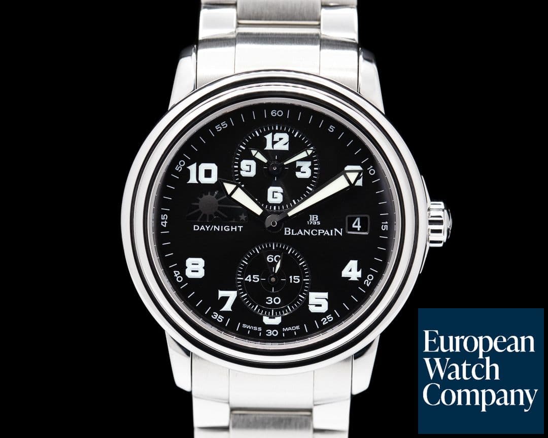 Image of Blancpain Leman Timezone Military Dial SS