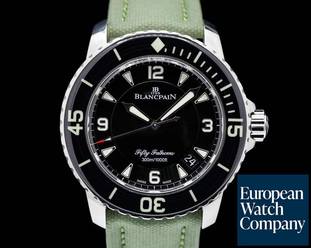 Image of Blancpain Fifty Fathoms Automatic SS / Kevlar