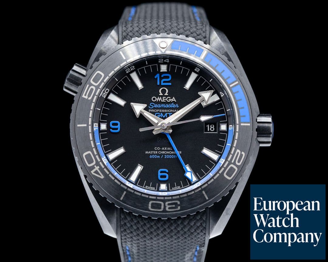 Image of Omega Seamaster Planet Ocean Deep Black GMT 600M Co-Axial Ceramic