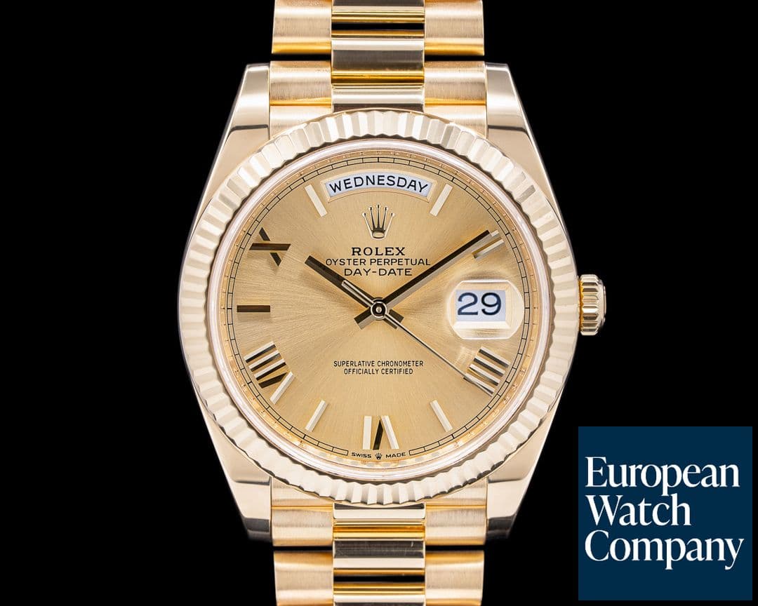 Image of Rolex Day Date 228238 Presidential 40mm Yellow Gold Romans