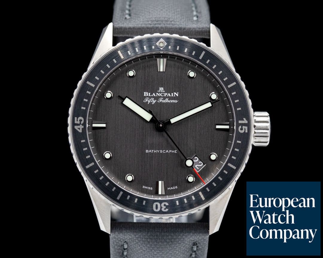 Image of Blancpain Fifty Fathoms Bathyscaphe Ti 2022