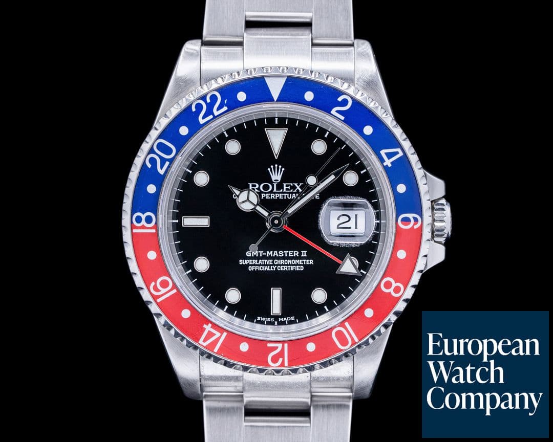 Image of Rolex GMT Master II SS Red / Blue Pepsi Bezel 