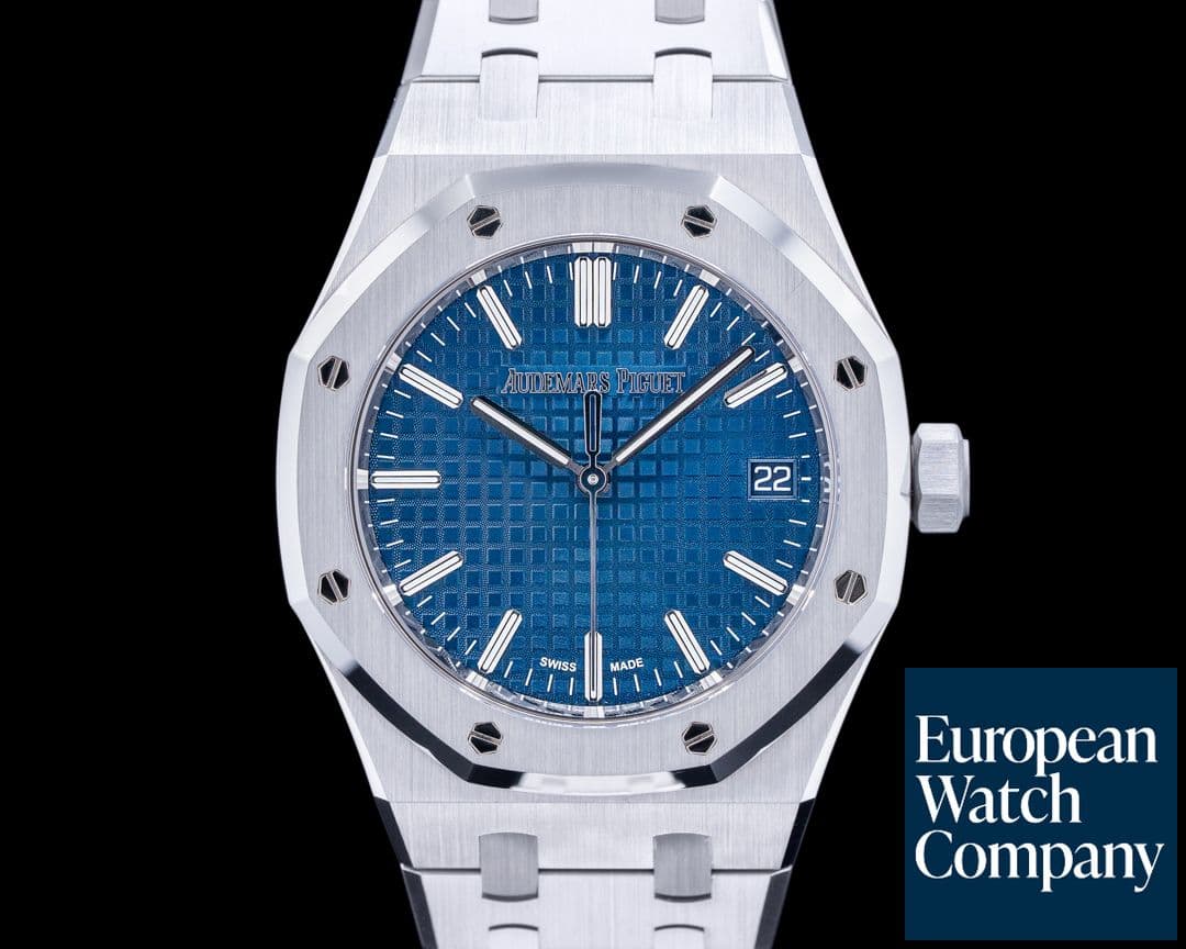 Image of Audemars Piguet Royal Oak 15550ST 50th 37MM Anniversary Blue Dial SS 