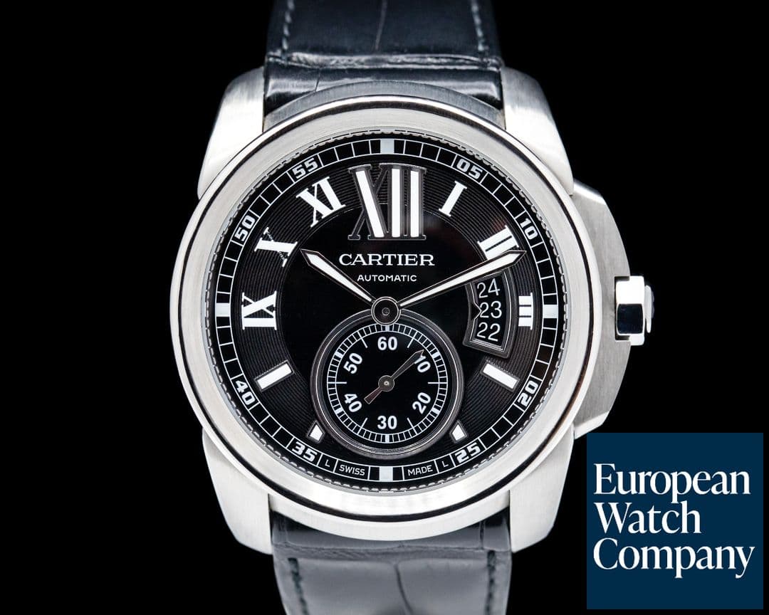 Image of Cartier Calibre de Cartier Automatic Black Dial SS