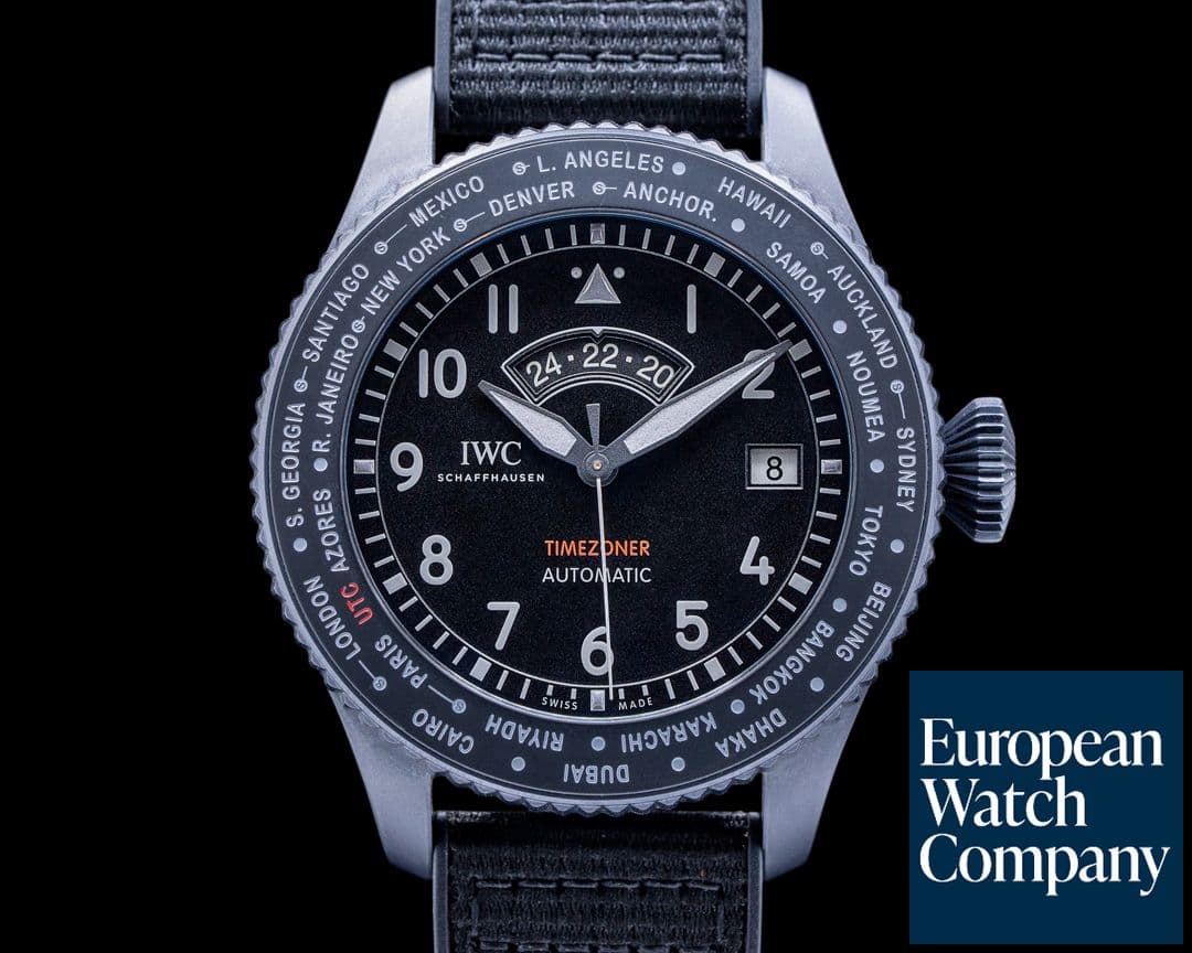 Image of IWC Pilots Watch Timezoner Top Gun Edition IW395505 LIMITED UNWORN