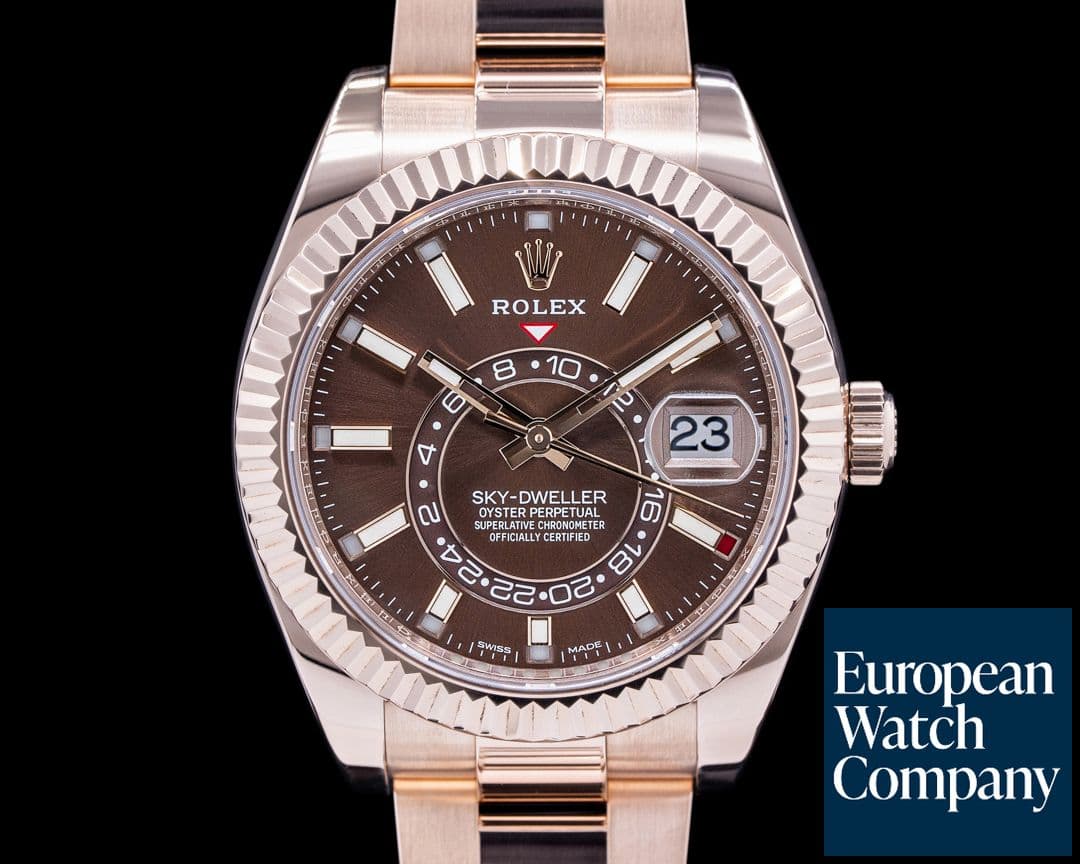 Image of Rolex Sky Dweller 326935 Everose 18K Rose Gold / Bracelet 2021