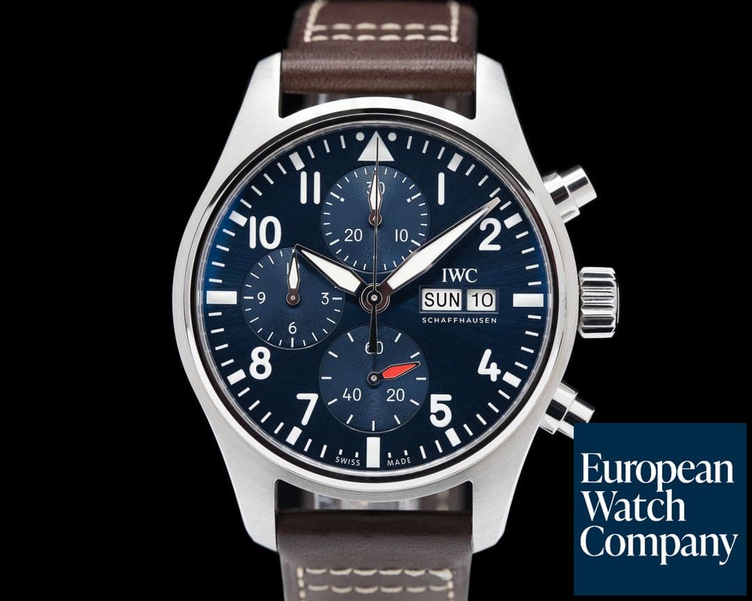 Image of IWC Pilots Watch Chronograph 41mm SS Blue dial