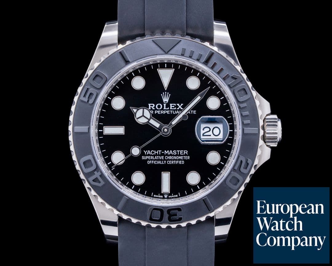 Image of Rolex Yacht Master 226659 18K White Gold / Rubber 42MM 2022