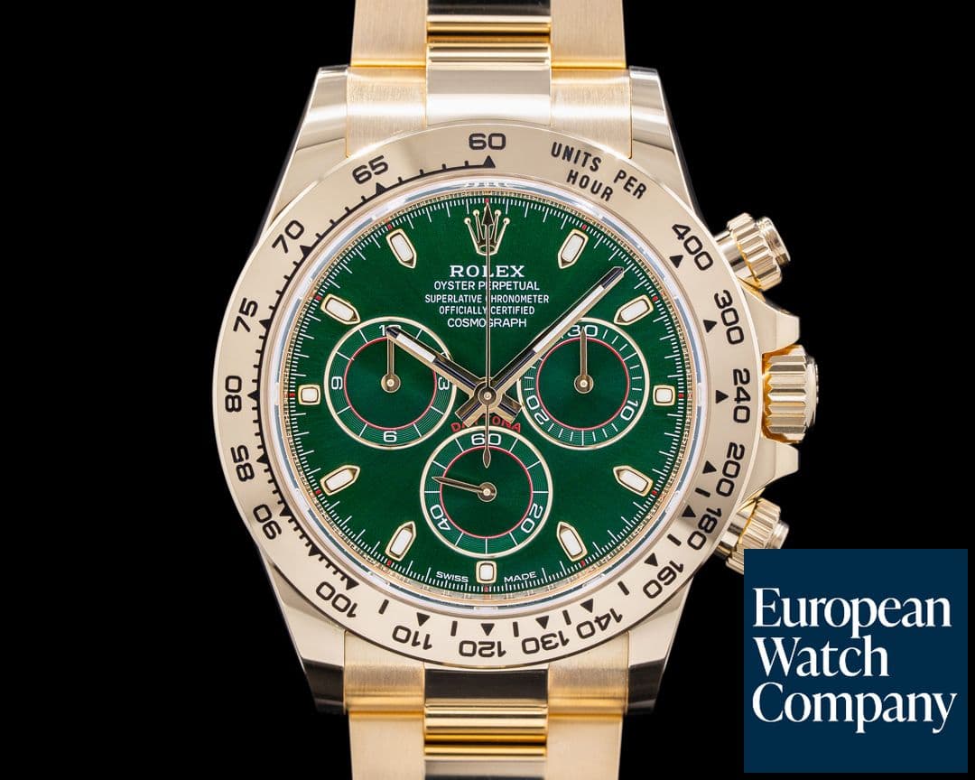 Image of Rolex Daytona 116508 18k Yellow Gold / Green Dial UNWORN 2023