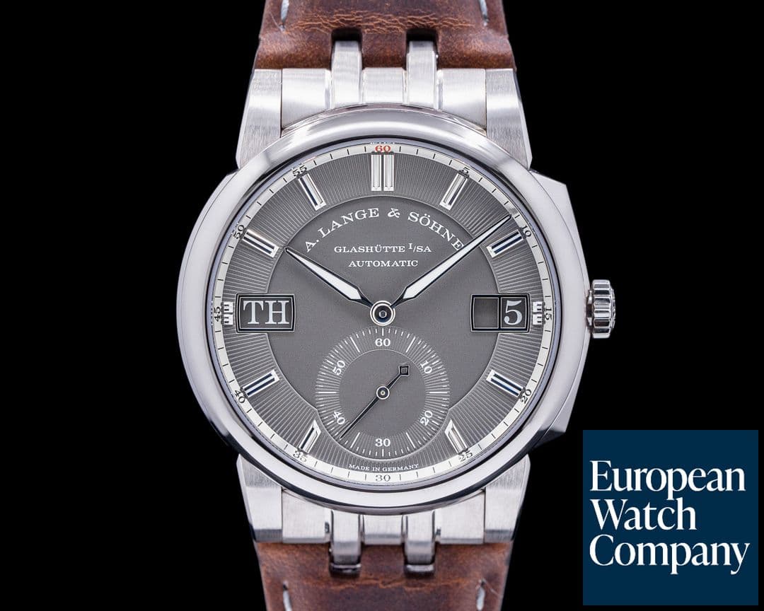 Image of A. Lange and Sohne Odysseus 363.068 18K White Gold Grey Dial / Leather