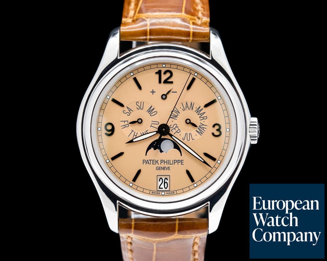 Image of Patek Philippe Advanced Research 5450P Annual Calendar Platinum Salmon Dial Limited 