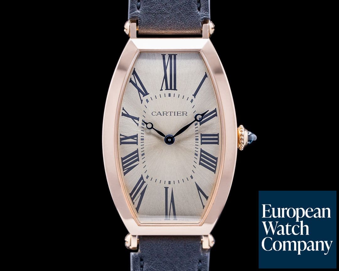 Image of Cartier Tonneau Large Manual Wind 18k Rose Gold WGTN0006 