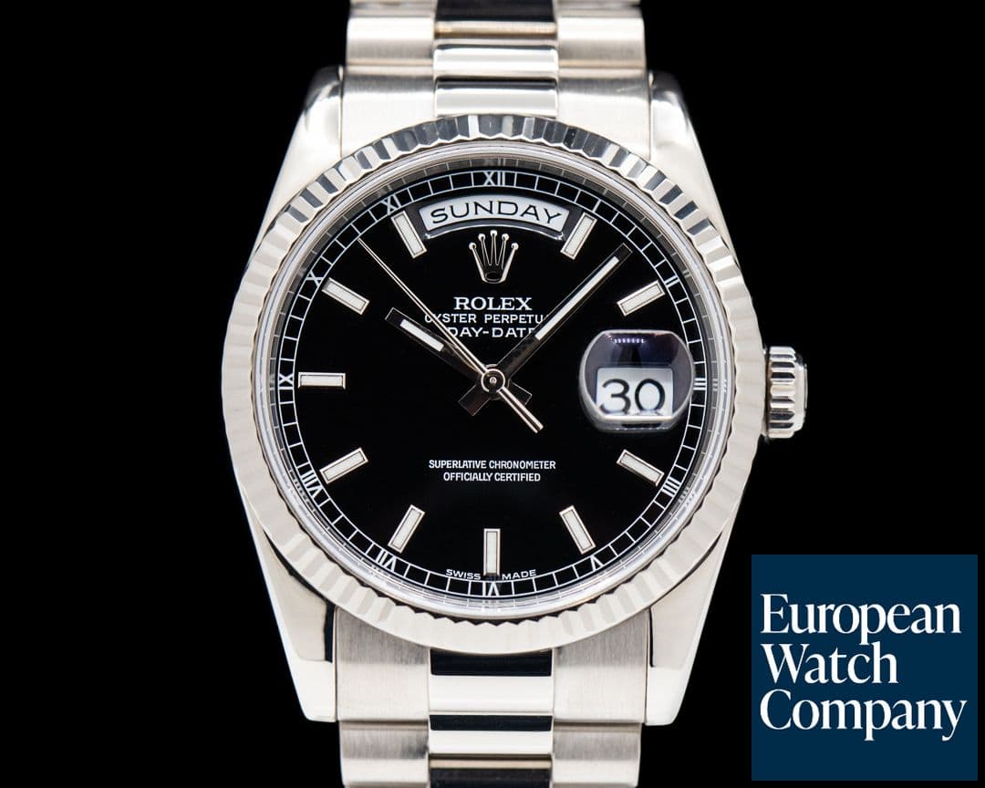 Image of Rolex Day Date President White Stick 18K WG