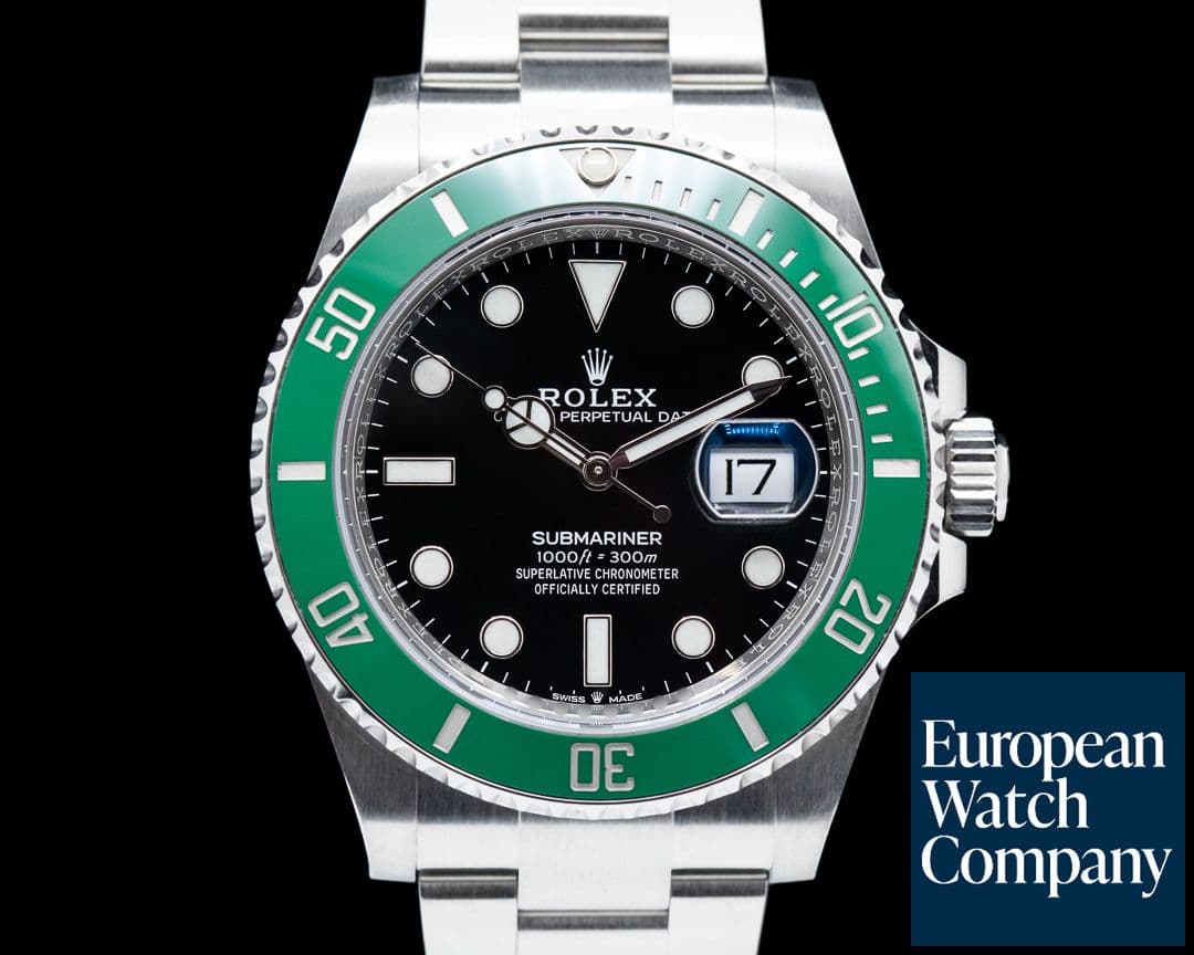Image of Rolex Submariner Date 126610LV Kermit GREEN Ceramic Bezel 41MM 