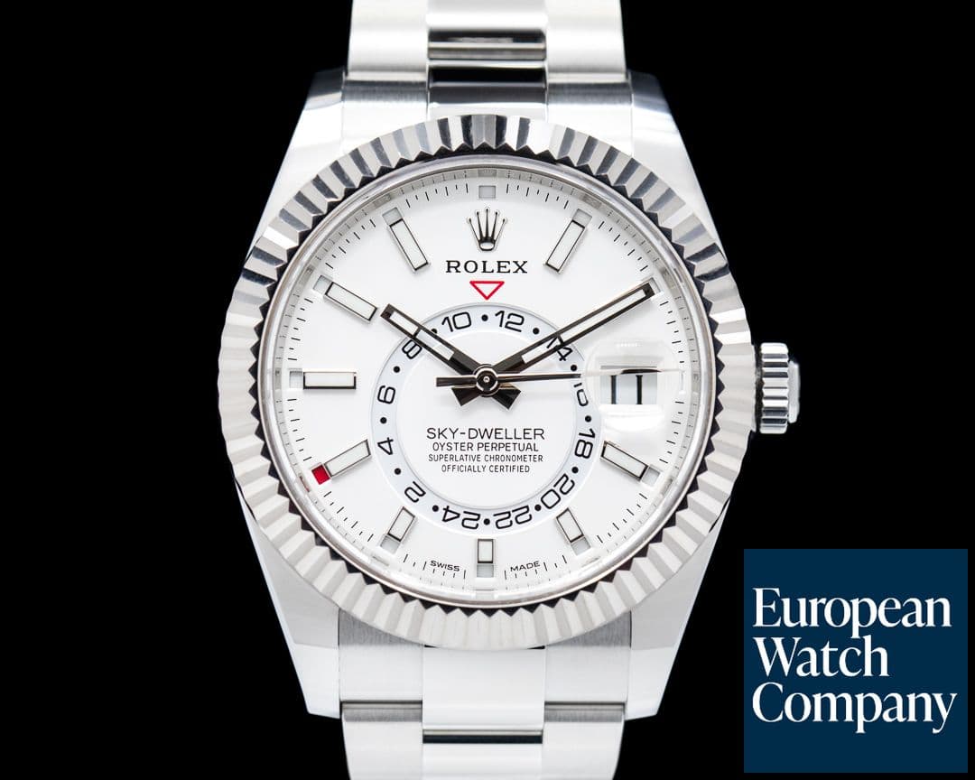 Image of Rolex Sky Dweller Steel White Dial SS Oyster bracelet 2021