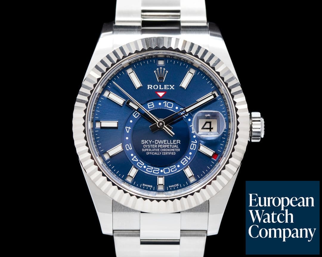 Image of Rolex Sky Dweller 326934 Steel Blue SS / Bracelet 2021