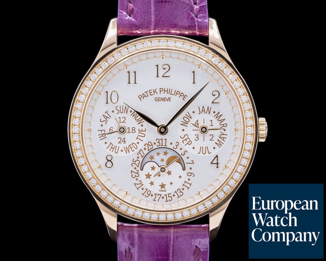 Image of Patek Philippe 7140R Perpetual Calendar 18k Rose Gold / Diamonds