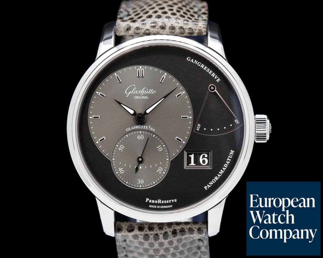 Image of Glashutte Original PanoReserve Manual Wind Grey Dial SS 2022
