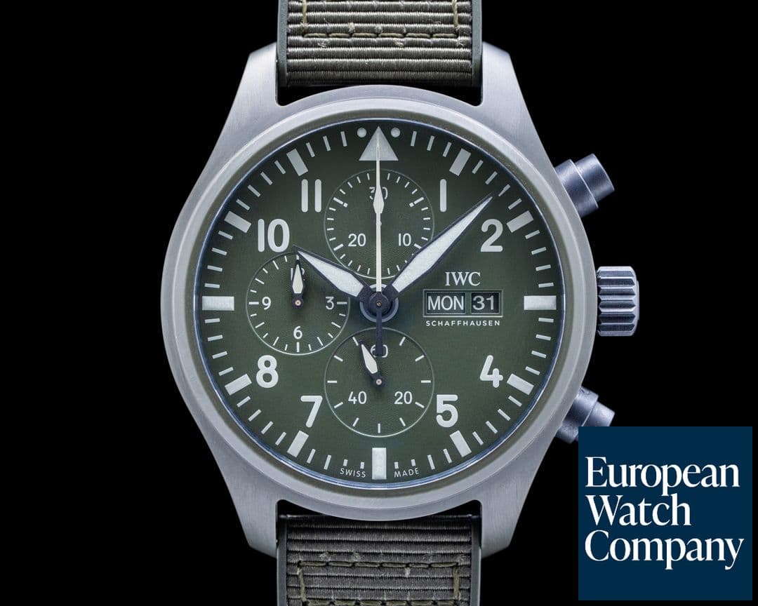 Image of IWC Pilots Chronograph IW389106 Top Gun Woodland Edition