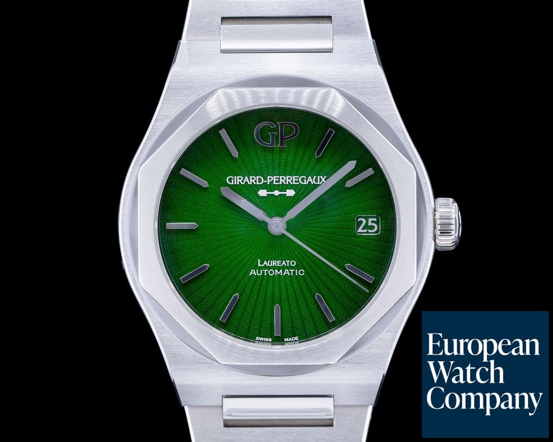 Image of Girard Perregaux Laureato Eternity Edition Green Dial