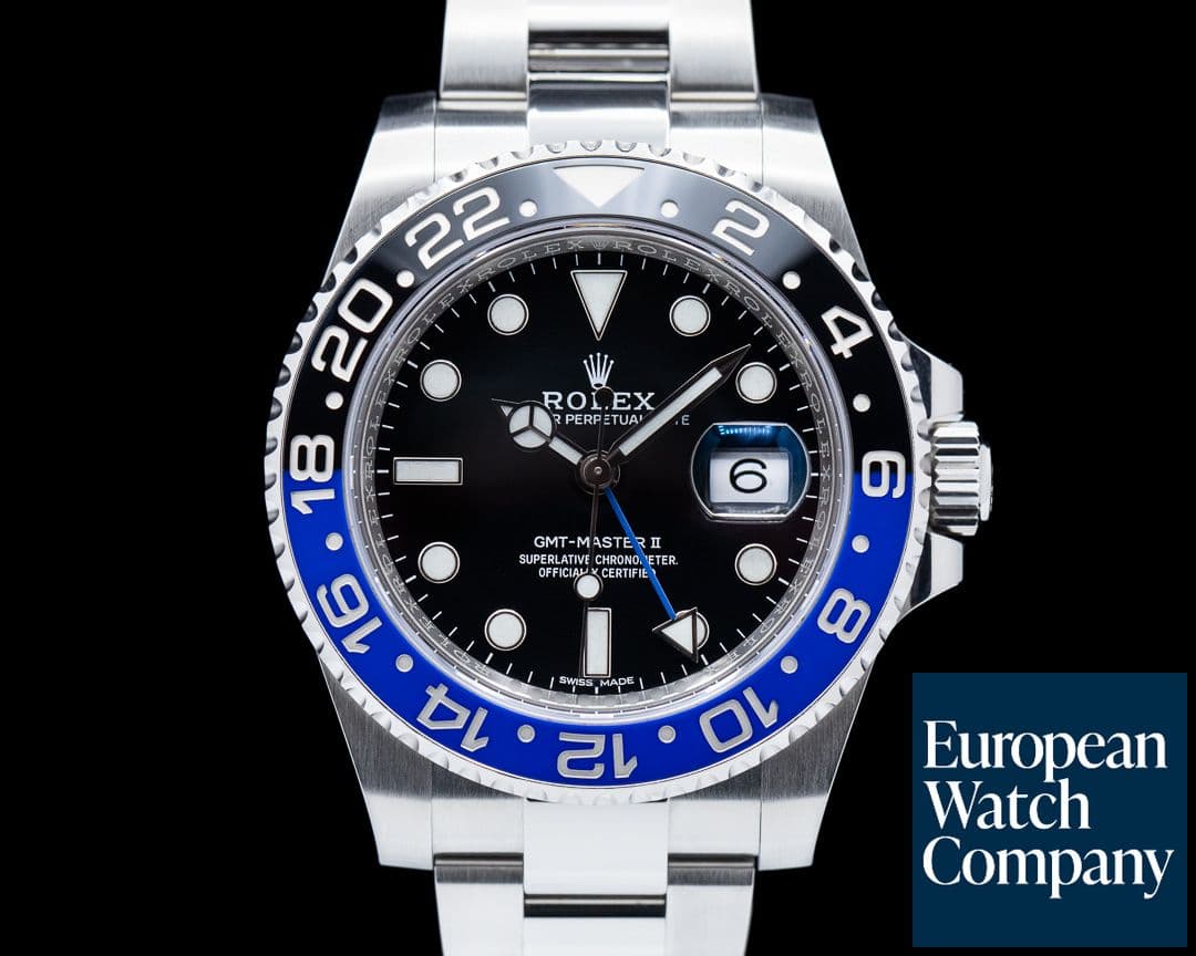 Image of Rolex GMT Master II 116710 Ceramic "Batman" SS