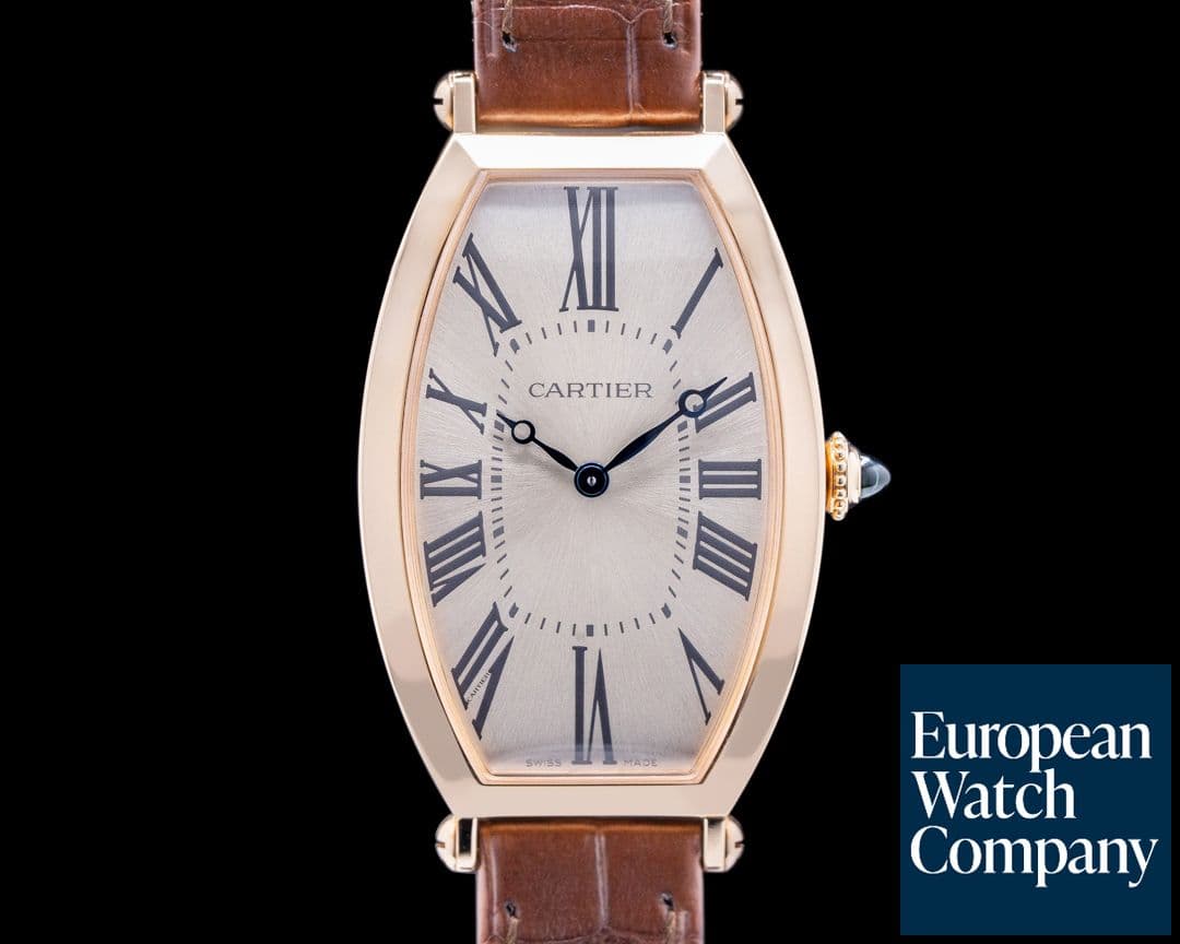 Image of Cartier Tonneau Large Manual Wind 18k Rose Gold WGTN0006 