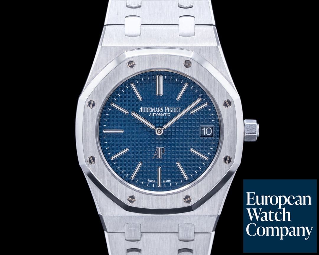 Image of Audemars Piguet Royal Oak Extra Thin Blue Dial SS 15202ST 