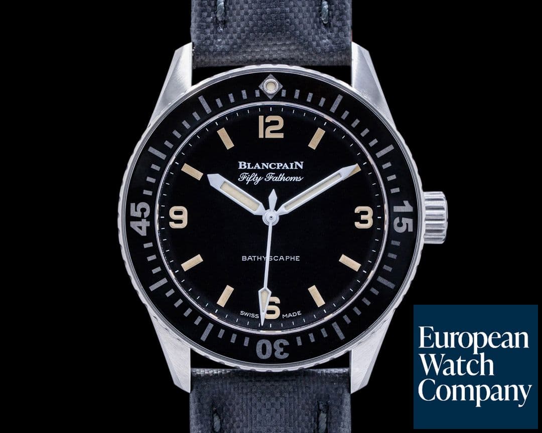 Image of Blancpain Fifty Fathoms 38mm Bathyscaphe for HODINKEE