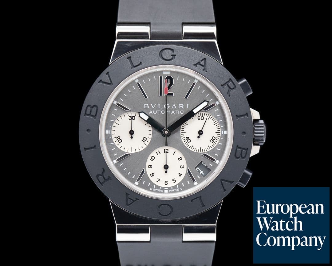 Image of Bulgari Diagono Chronograph 18k White Gold