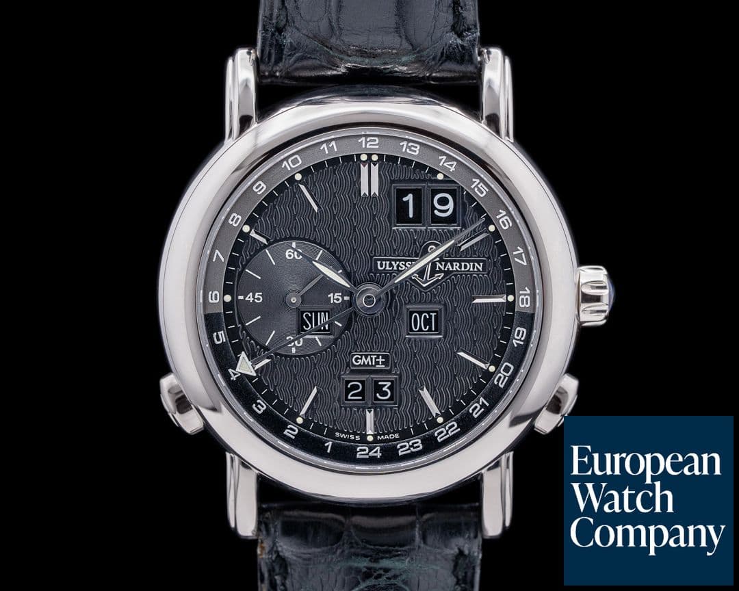Image of Ulysse Nardin GMT Perpetual Calendar 18K White Gold 38MM