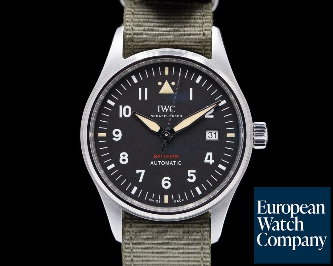 Image of IWC Pilot's Watch Automatic Spitfire SS/Textile Strap