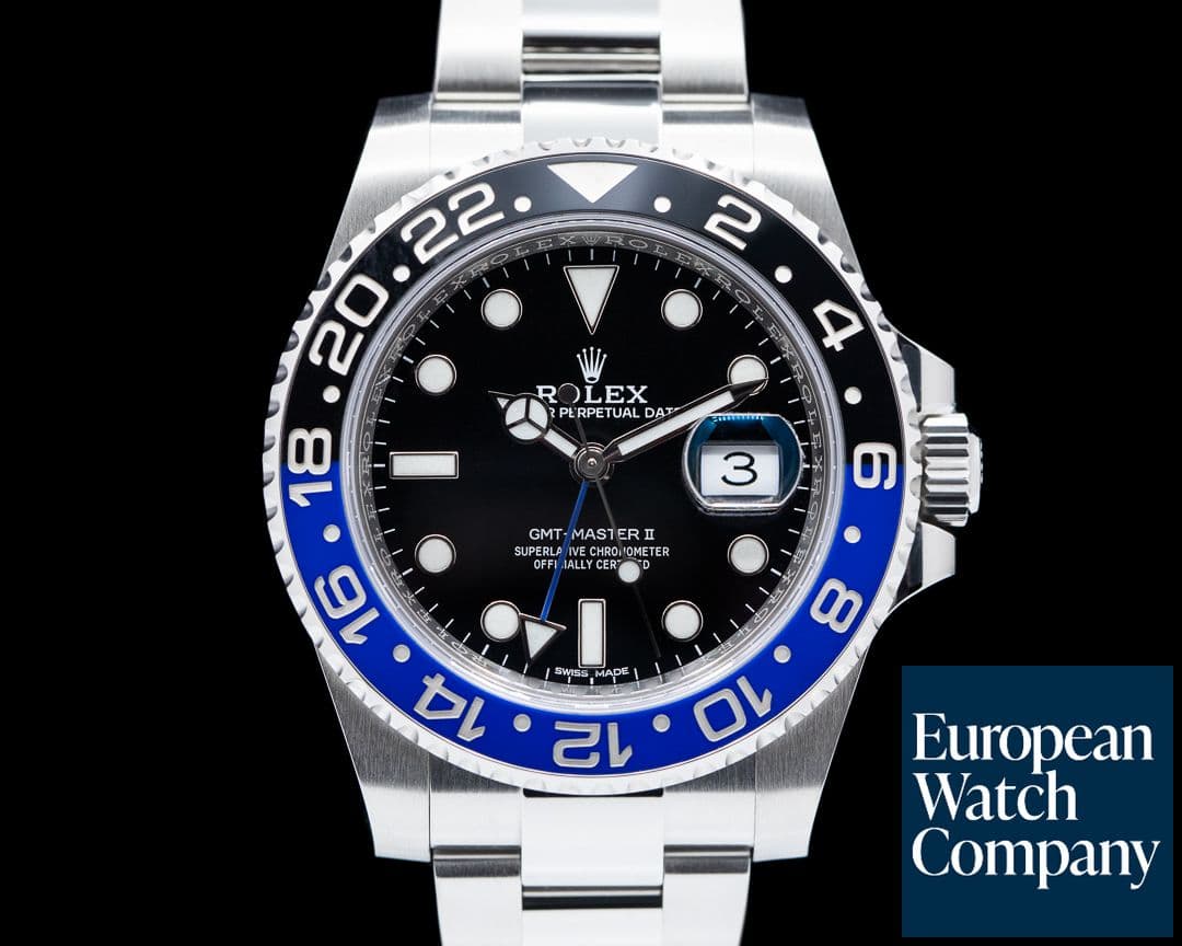 Image of Rolex GMT Master II 116710 Ceramic "Batman" SS