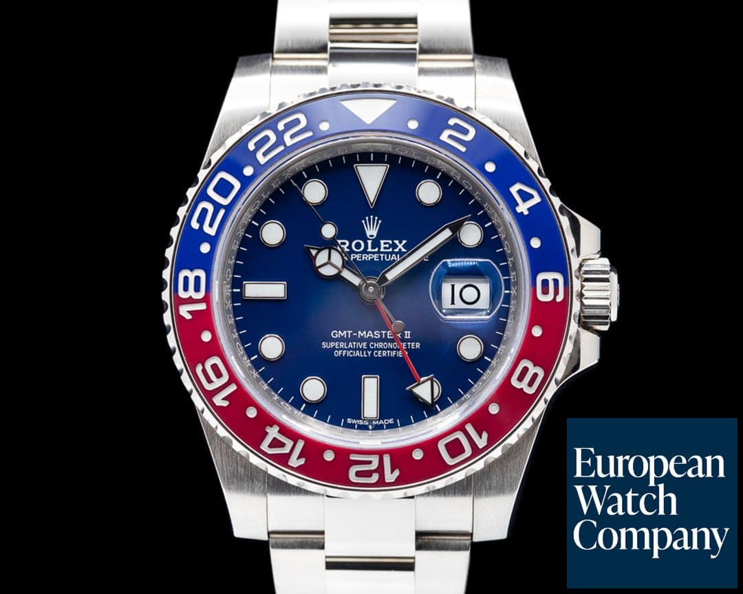 Image of Rolex GMT Master II 116719 Ceramic "Pepsi" 18K WG / Dial 