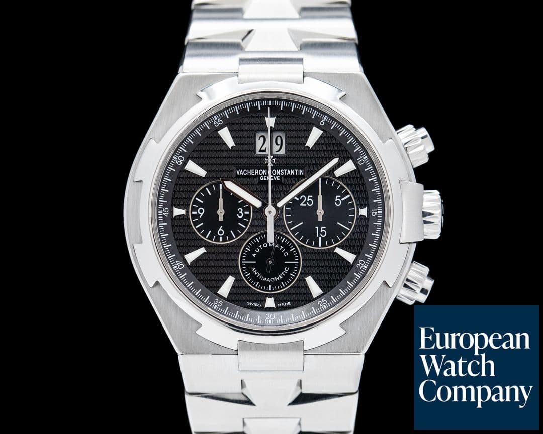 Image of Vacheron Constantin Overseas 49150/B01A Chronograph Black Dial SS
