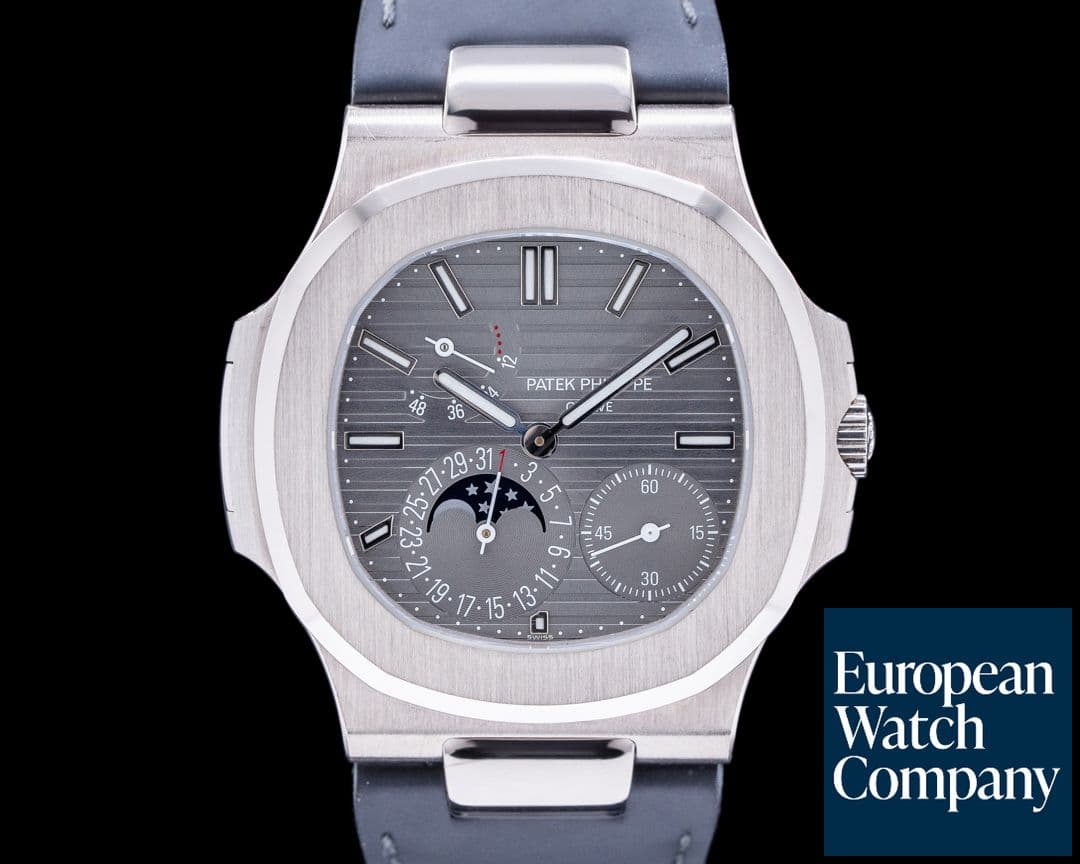 Image of Patek Philippe Nautilus 5712G Power Reserve Moonphase 18K White Gold 2020