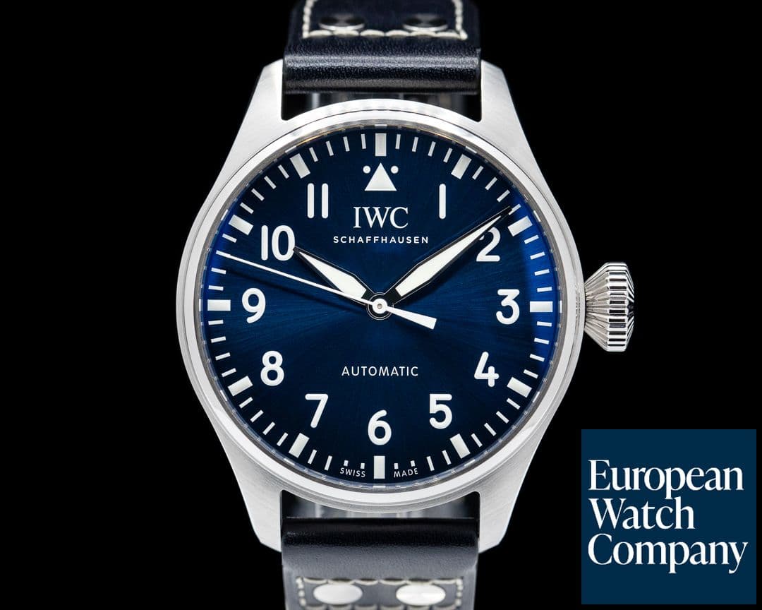 Image of IWC Big Pilot's Watch 43mm Blue Dial Unworn