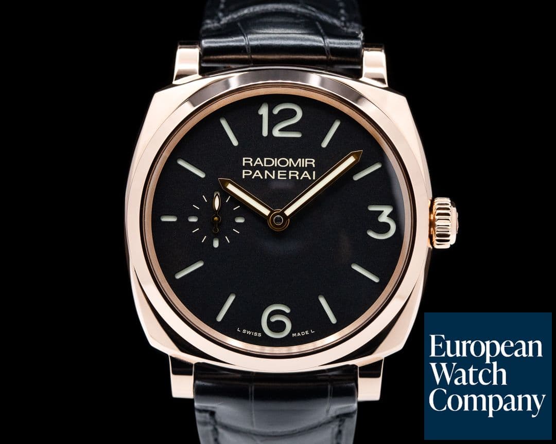 Image of Panerai Radiomir Rose Gold Manual Wind 42MM