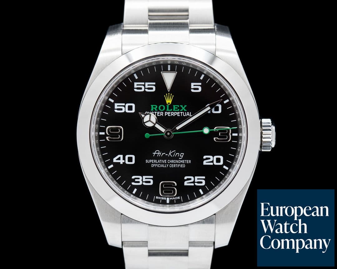 Image of Rolex Air King 116900 Black Dial SS