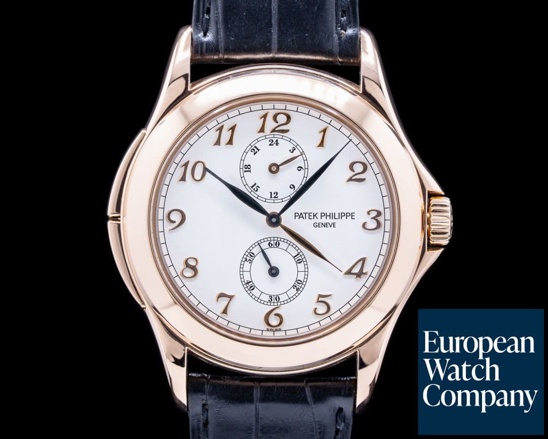 Image of Patek Philippe Travel Time 18K Rose Gold / Breguet Numerals