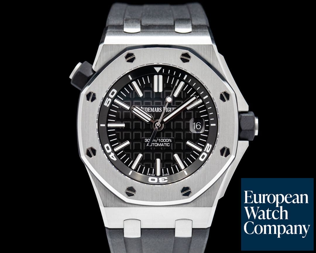 Image of Audemars Piguet Royal Oak 15710ST Offshore Diver Black / Rubber 