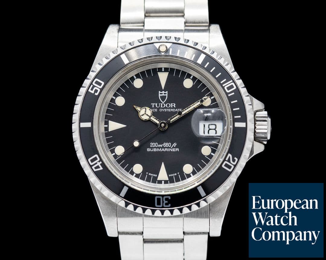 Image of Tudor Submariner 79090 SS Black Dial BOX & PAPERS