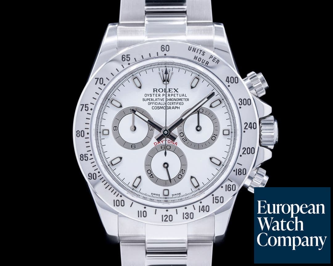 Image of Rolex Daytona 116520 White Dial SS