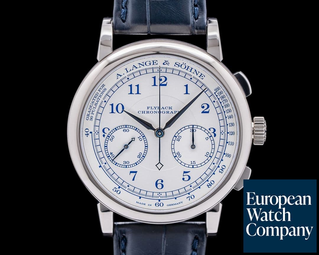 Image of A. Lange and Sohne 1815 Chronograph 414.026 18K White Gold BOUTIQUE EDITION 