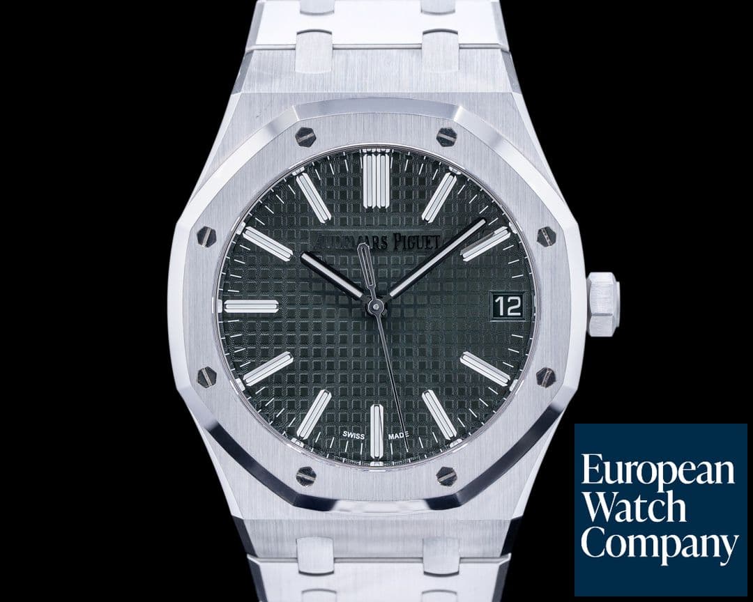 Image of Audemars Piguet Royal Oak Green Dial 15510ST 50th Anniversary