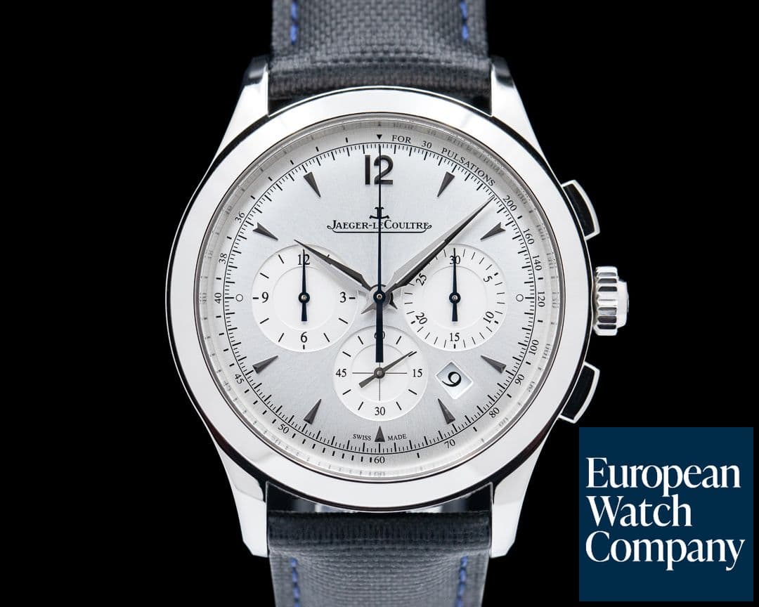 Image of Jaeger LeCoultre Master Chronograph SS Silver Dial   