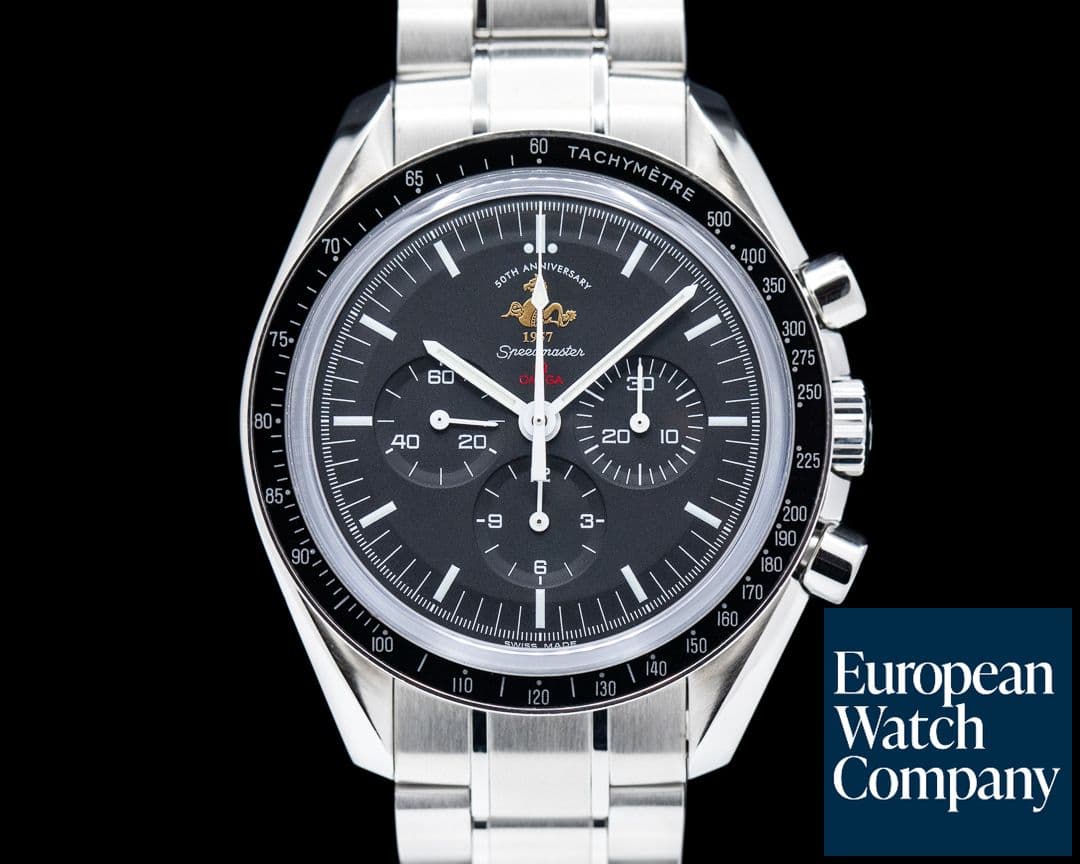 Image of Omega Speedmaster Chronograph Black Dial '50th Anniversary' LIMITED