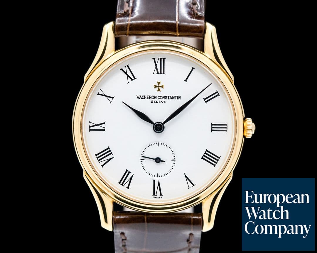 Image of Vacheron Constantin Les Historiques Yellow Gold White Roman Dial