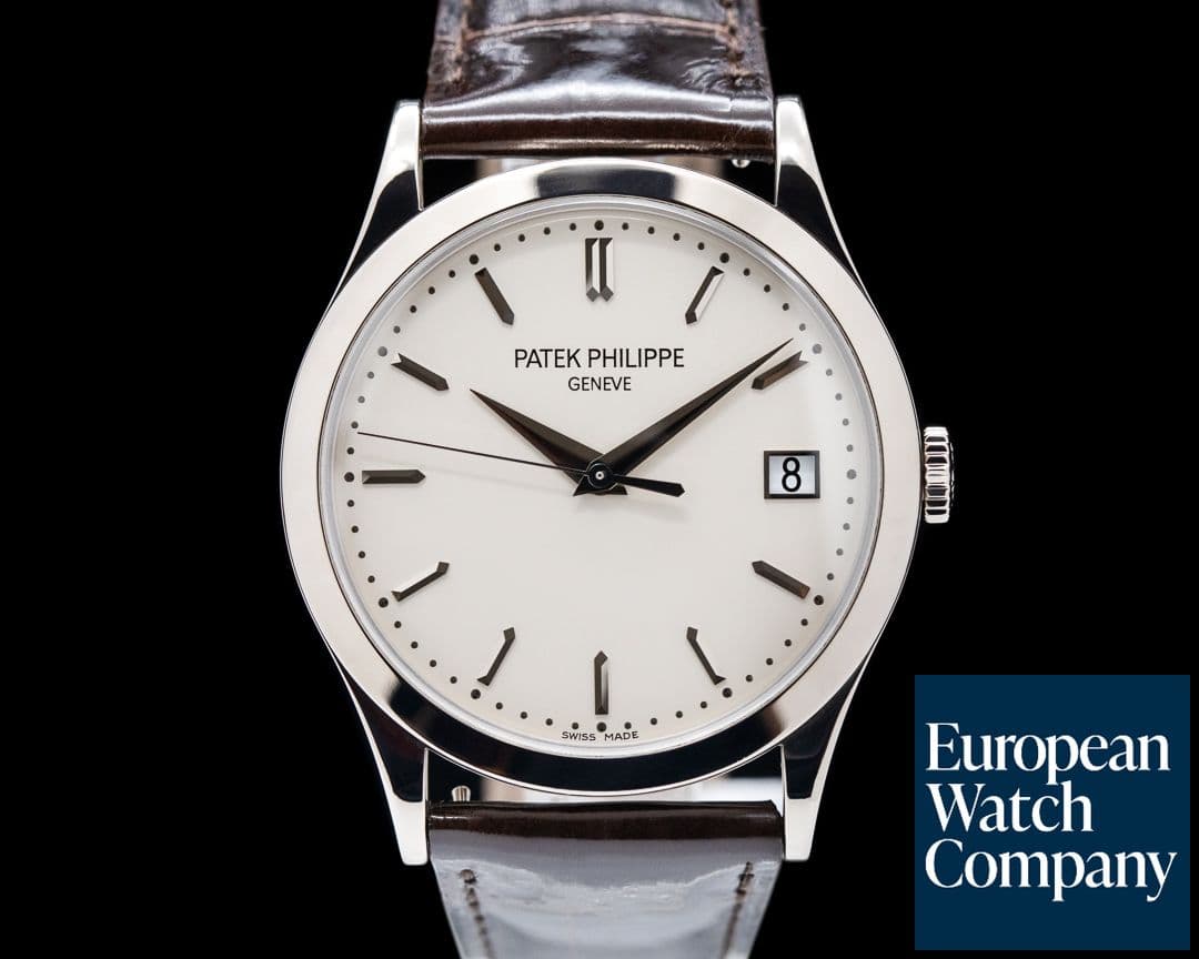 Image of Patek Philippe Calatrava 18K White Gold Silver Dial 